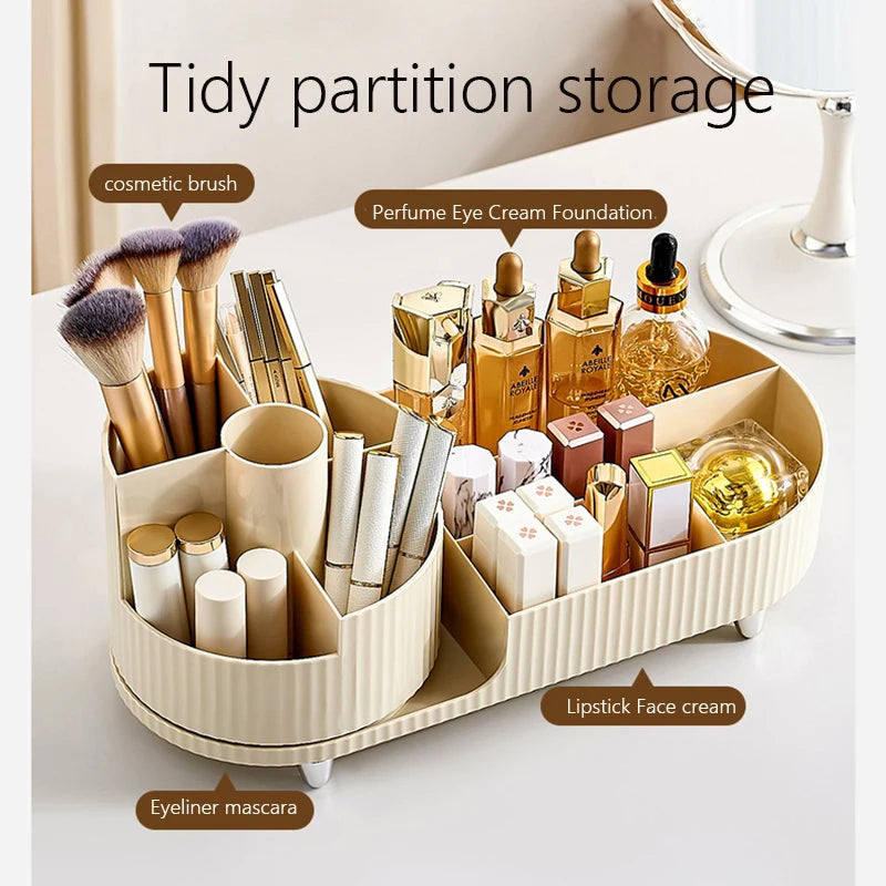 Makeup Organizer Cosmetic Box Rotating Pen Holder Bathroom Organizer.