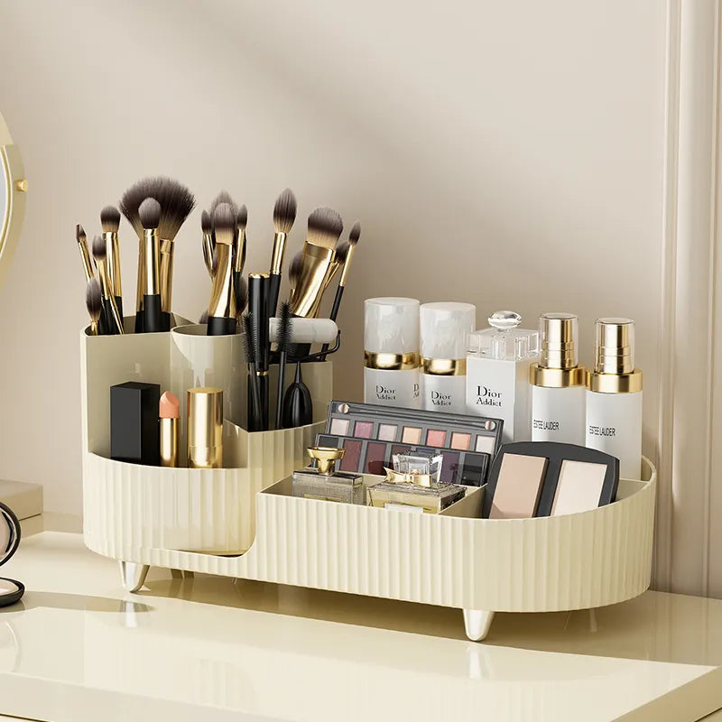 Makeup Organizer Cosmetic Box Rotating Pen Holder Bathroom Organizer.