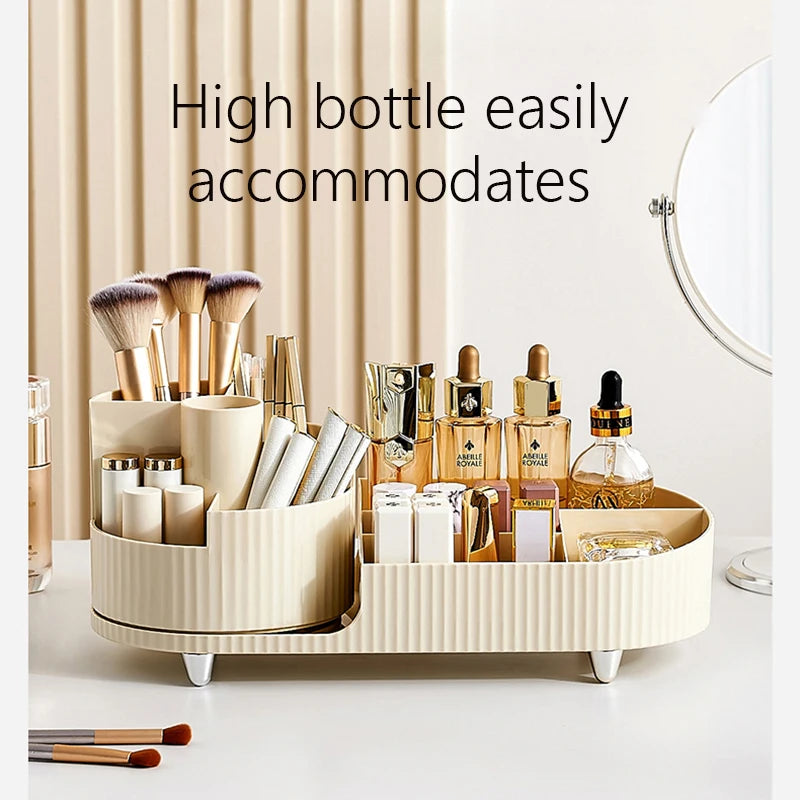 Makeup Organizer Cosmetic Box Rotating Pen Holder Bathroom Organizer.